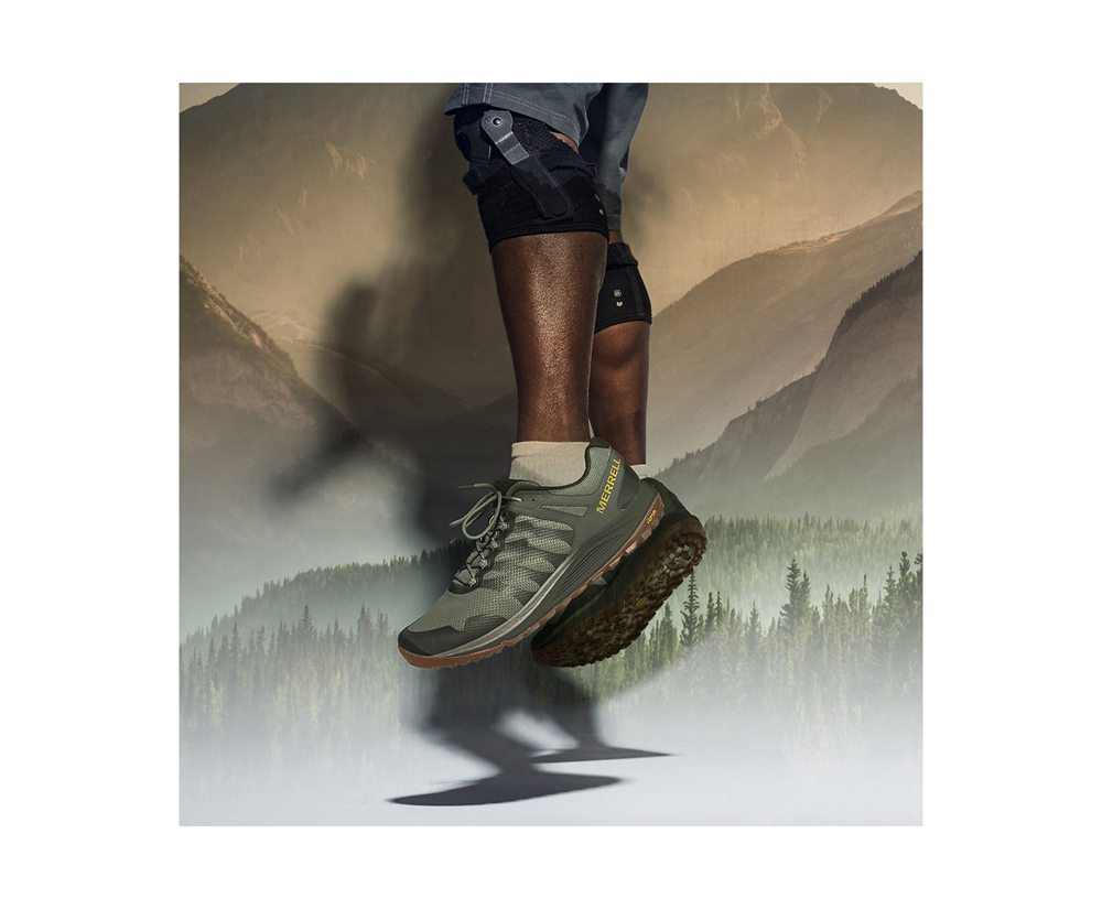 Merrell Work Shoes Olive - Nova 2 - Mens 84IMOXWQY